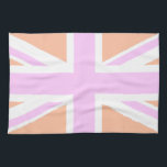 Linge De Cuisine Pink & Orange United Kingdom Flag / Union Jack<br><div class="desc">NewParkLane - Fun Kitchen Towel,  avec le drapeau national du Royaume-Uni; l'Union Jack en rose et orange. Consultez cette collection pour les articles correspondants. Avez-vous des souhaits particuliers en matière de design personnel? N'hésitez pas à me contacter !</div>
