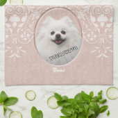 Linge De Cuisine Pink Pet mémorial élégant doux moderne damois (Plié)