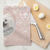 Linge De Cuisine Pink Pet mémorial élégant doux moderne damois (Quart Plié)