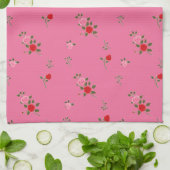 Linge De Cuisine Pink roses (Plié)