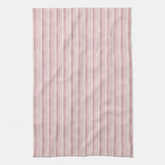 Linge De Cuisine Pink Stripes (Vertical)