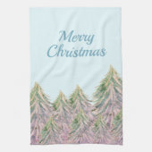 Linge De Cuisine Pink Winter Forest Tree Watertree Noël (Vertical)