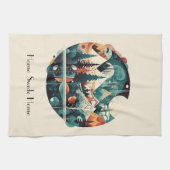 Linge De Cuisine Pins nordiques & Pics, coutume (Horizontal)