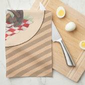 Linge De Cuisine Pique-nique Teddy Bear (Quart Plié)