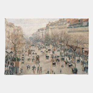 Linge De Cuisine Pissarro - Boulevard Montmartre, Soleil après-midi