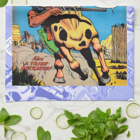 Linge De Cuisine Piste Apache #1 (Plié)