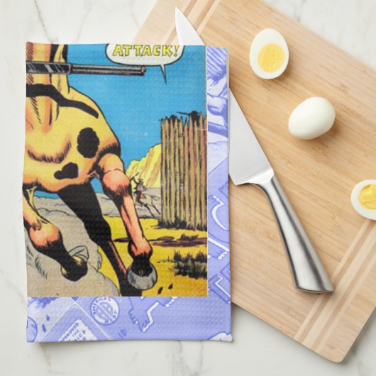 Linge De Cuisine Piste Apache #1 (Quart Plié)