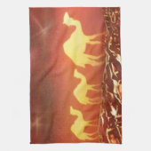 Linge De Cuisine Piste Camel (Vertical)