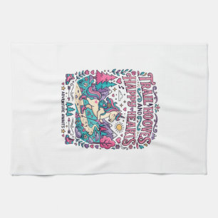 Linge De Cuisine Piste de Licorne Sabots et Cœurs Joyeux Vêtements