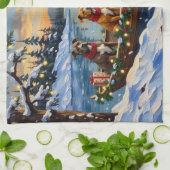 Linge De Cuisine Pitbull Christmas Boat Holiday (Plié)