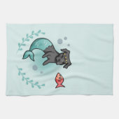 Linge De Cuisine Pitbull de sirène (Horizontal)