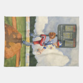 Linge De Cuisine Pitcher de baseball sur Mound par Jay Throckmorton (Horizontal)