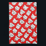 Linge De Cuisine "Pittie Pittie svp !" Motif d'illustration de<br><div class="desc">Depuis que j'ai adopté mon chien de pitbull,  Nami,  je suis devenu un avocat pour des pitbulls. Ils sont si loyaux et affectueux. J'ai dessiné différents genres de pitbulls avec la diverse expression du visage utilisant un stylo à l'encre de brosse.</div>
