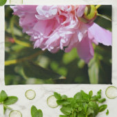 Linge De Cuisine Pivoines (Plié)