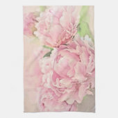 Linge De Cuisine Pivoines roses (Vertical)