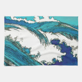 Linge De Cuisine PixDezines konen uehara vagues océaniques, 上 原 (Horizontal)