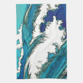 Linge De Cuisine PixDezines konen uehara vagues océaniques, 上 原 (Vertical)