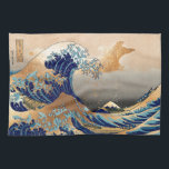 Linge De Cuisine PixDezines Vintage Great Wave Hokusai 斎 の 葛’飾<br><div class="desc">PixDezinves Vintage d'art japonais avec faux accent or. La Grande Vague de Kanagawa est l'une des plus connues au monde. L'artiste,  Hokusai,  1832 (période Edo). Décrivant okinami comme les grandes vagues,  PAS le tsunami. numériquement amélioré par PixDezines. Copyright © 2008-2014 PixDezines.com™ et PixDezines™ sur zazzle.com</div>