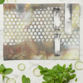 Linge De Cuisine Pixels marbrés II (Plié)