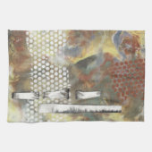 Linge De Cuisine Pixels marbrés II (Horizontal)