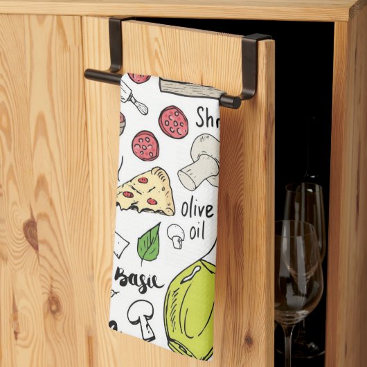 Linge De Cuisine Pizza (Pliage en tiers)