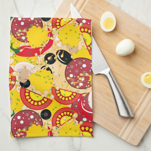 Linge De Cuisine Pizza (Quart Plié)