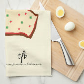 Linge De Cuisine Pizza de la fraise et du kiwi (Quart Plié)