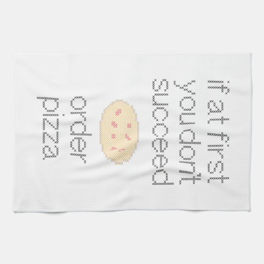 Linge De Cuisine Pizza d'ordre ! (Horizontal)