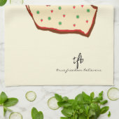 Linge De Cuisine Pizza Geste de la Main Fraise-Kiwi (Plié)
