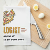 Linge De Cuisine Pizza personnalisée (Quart Plié)