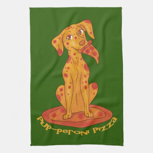 Linge De Cuisine Pizza Puppy (Vertical)