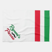 Linge De Cuisine Pizzeria personnalisée (Horizontal)