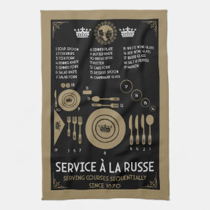 Linge De Cuisine Placement de vaisselle de table formelle approprié