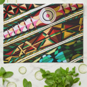 Linge De Cuisine Plafond espagnol coloré (Plié)