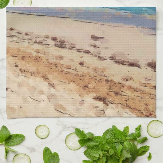 Linge De Cuisine Plage (Plié)