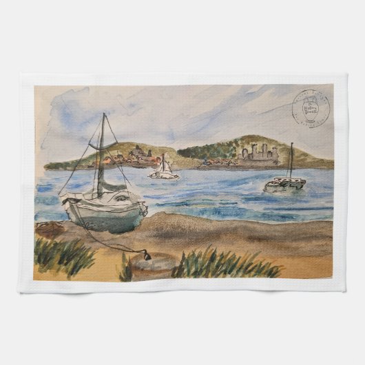 Linge De Cuisine Plage (Horizontal)