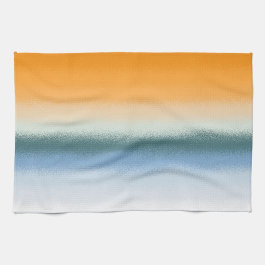 Linge De Cuisine Plage Abstraite (Horizontal)