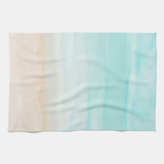 Linge De Cuisine Plage Abstraite moderne (Horizontal)