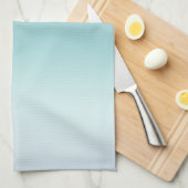 Linge De Cuisine Plage Aqua Blue Ombre (Quart Plié)