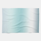 Linge De Cuisine Plage Aqua Blue Ombre (Horizontal)