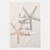 Linge De Cuisine Plage Blue Starfish (Vertical)