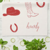 Linge De Cuisine Plage côtière de Cowgirl (Plié)