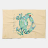 Linge De Cuisine Plage de crabe de Noël (Horizontal)