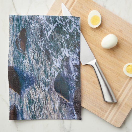 Linge De Cuisine Plage de Reynisfjara, Islande (Quart Plié)