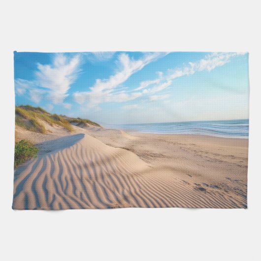 Linge De Cuisine Plage de sable (Horizontal)