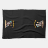 Linge De Cuisine Plage Lounge Squelette Halloween (Horizontal)