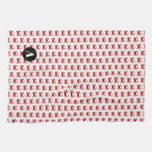 Linge De Cuisine Plage Motif de la silhouette de crabe rouge (Horizontal)