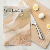 Linge De Cuisine Plage Océan (Quart Plié)