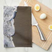 Linge De Cuisine Plage/Sable/Vagues (Quart Plié)