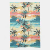 Linge De Cuisine Plage tropicale #5 (Vertical)